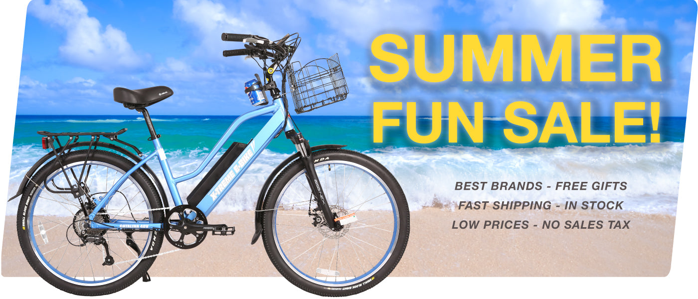 Summer Fun Sale on Electric Bikes, Scooters, and Mopeds