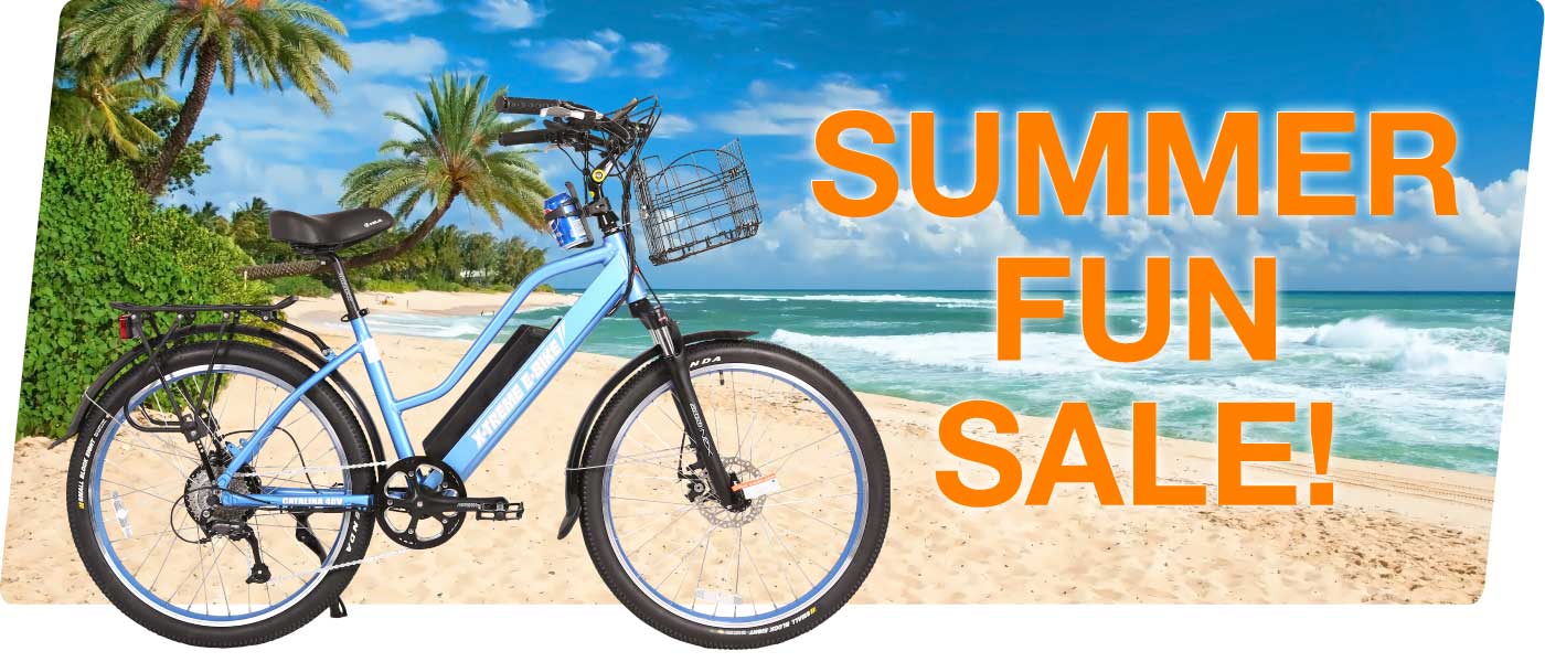 Summer fun sale on electric bikes