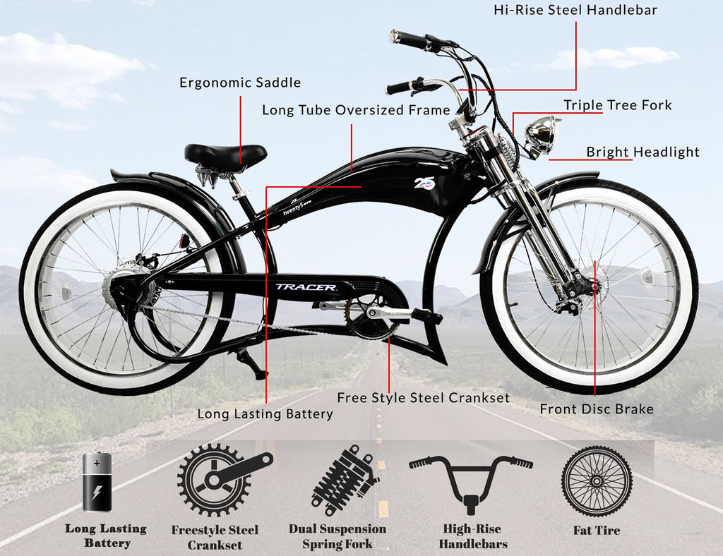 Tracer Twenty5 GTS Cruiser Ebike