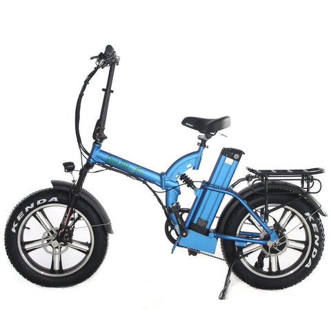 green bike usa gb750 mag 48v 750w fat tire folding electric bike