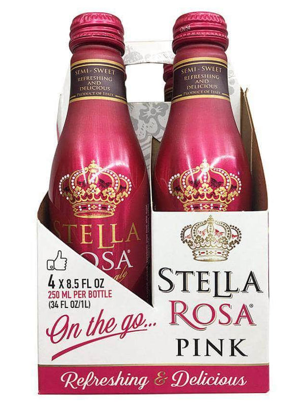 stella rosa pack pink rose sweet 250ml semi wine mini