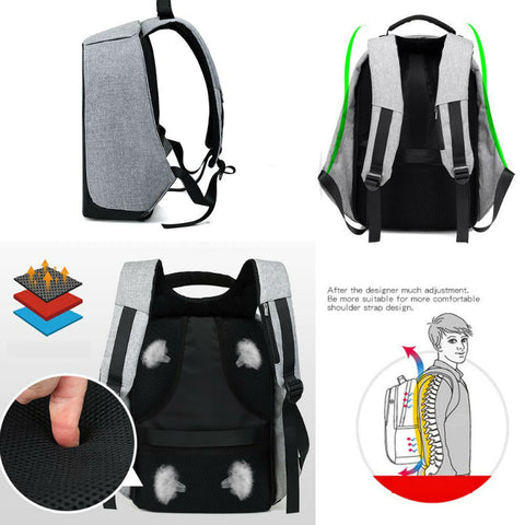 travel anti theft backpack