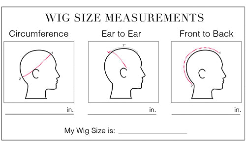 Wig Size Measurements