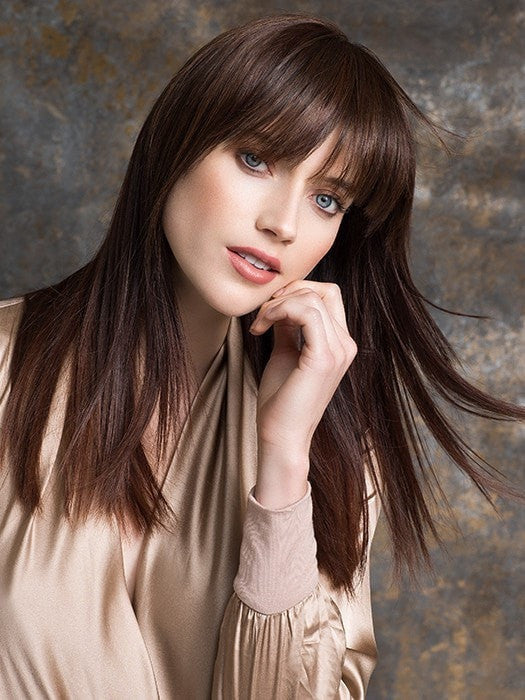 True By Ellen Wille Human Hair Synthetic Blend Clip In Bangs