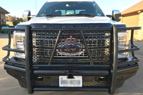 Classic Ranch Style Diamond Steel Bumpers