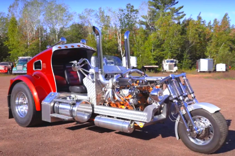 An impressive trike