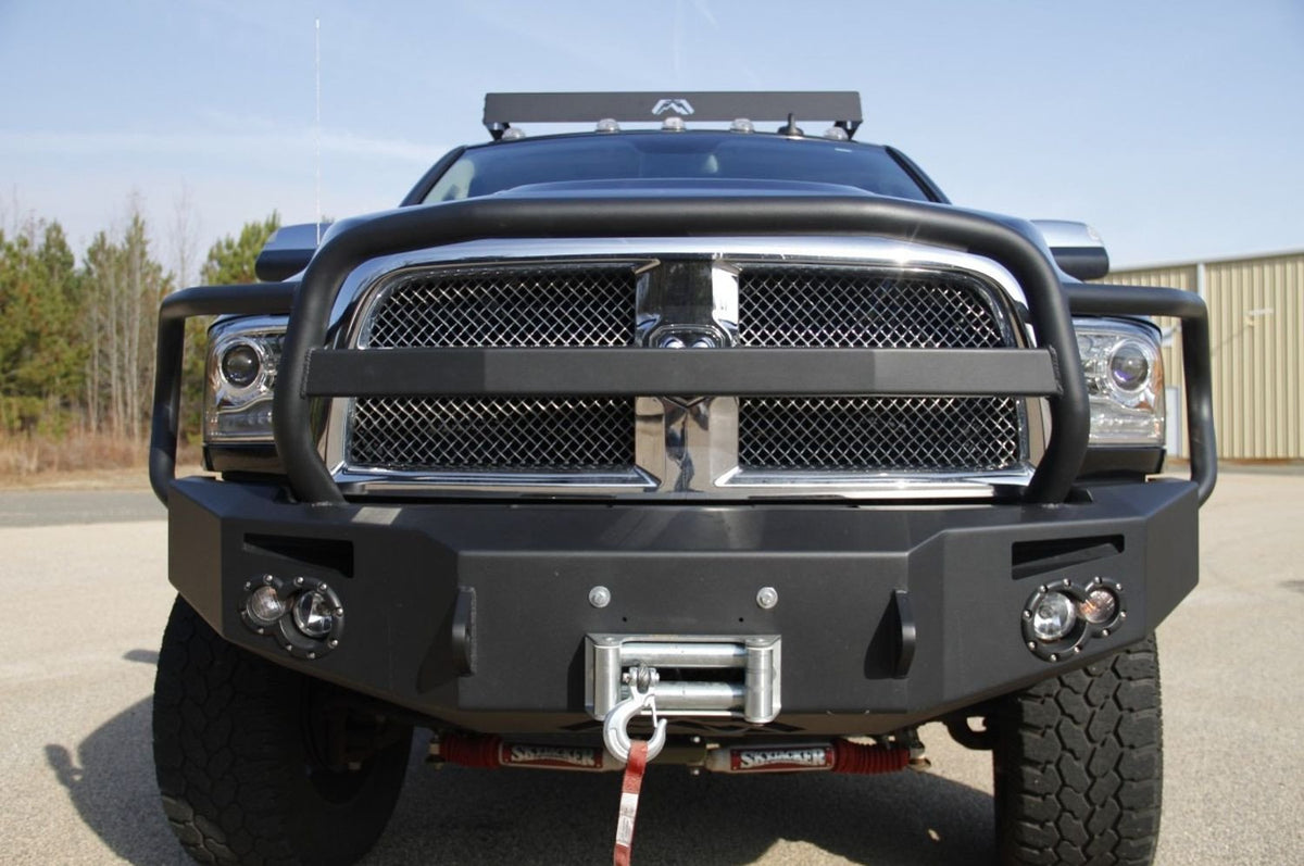 Fab Fours DR10A29501 Premium Dodge Ram 25005500 Winch Bumper 20102018