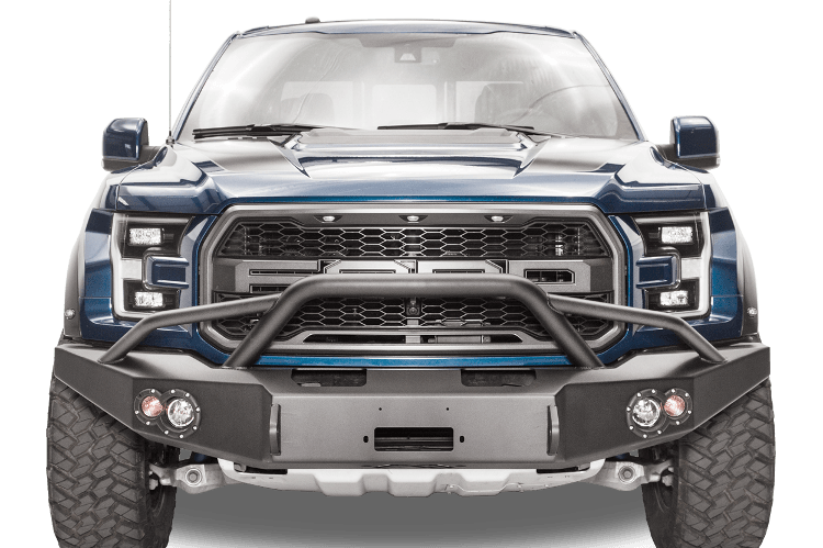 Fab Fours FF17-H4352-1 Premium Ford F150 Raptor Front Winch Bumper 2017