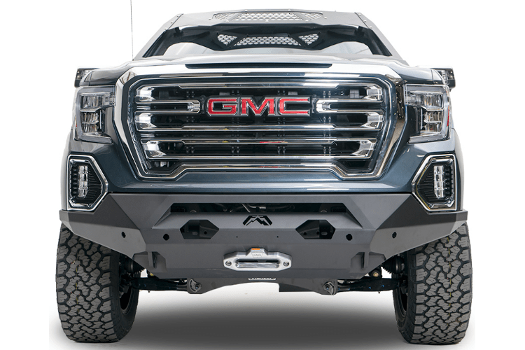 Fab Fours GS19X39511 Matrix GMC Sierra 1500 Front Bumper 2019 Winch