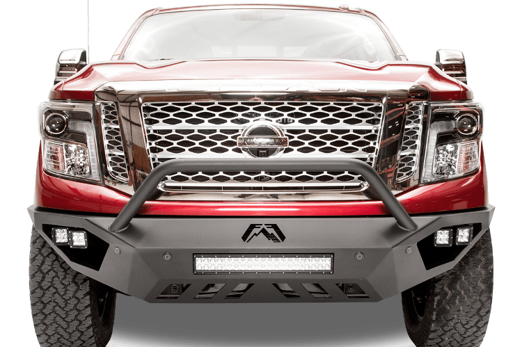 Fab Fours NT16-D3751-1 Vengeance Nissan Titan XD Front Bumper 2016-2022  Sensor