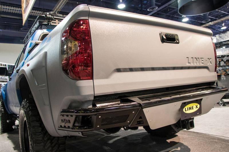 N-Fab T14RBS-H Toyota Tundra 2014-2021 RBS Rear Bumper with Skid Plate