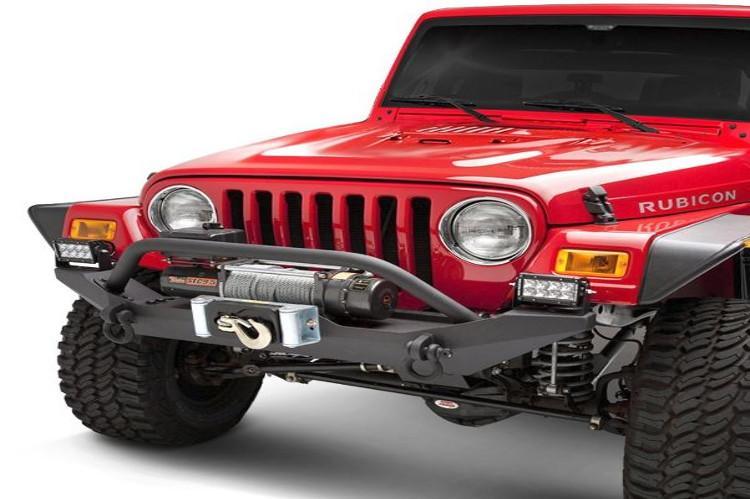 Body Armor TJ-19531 Jeep Wrangler TJ Front Bumper 1987-2006 Winch Ready  Full Width