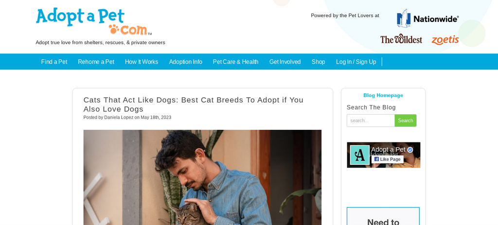Adoptapet.com Best Dog Blog 2023