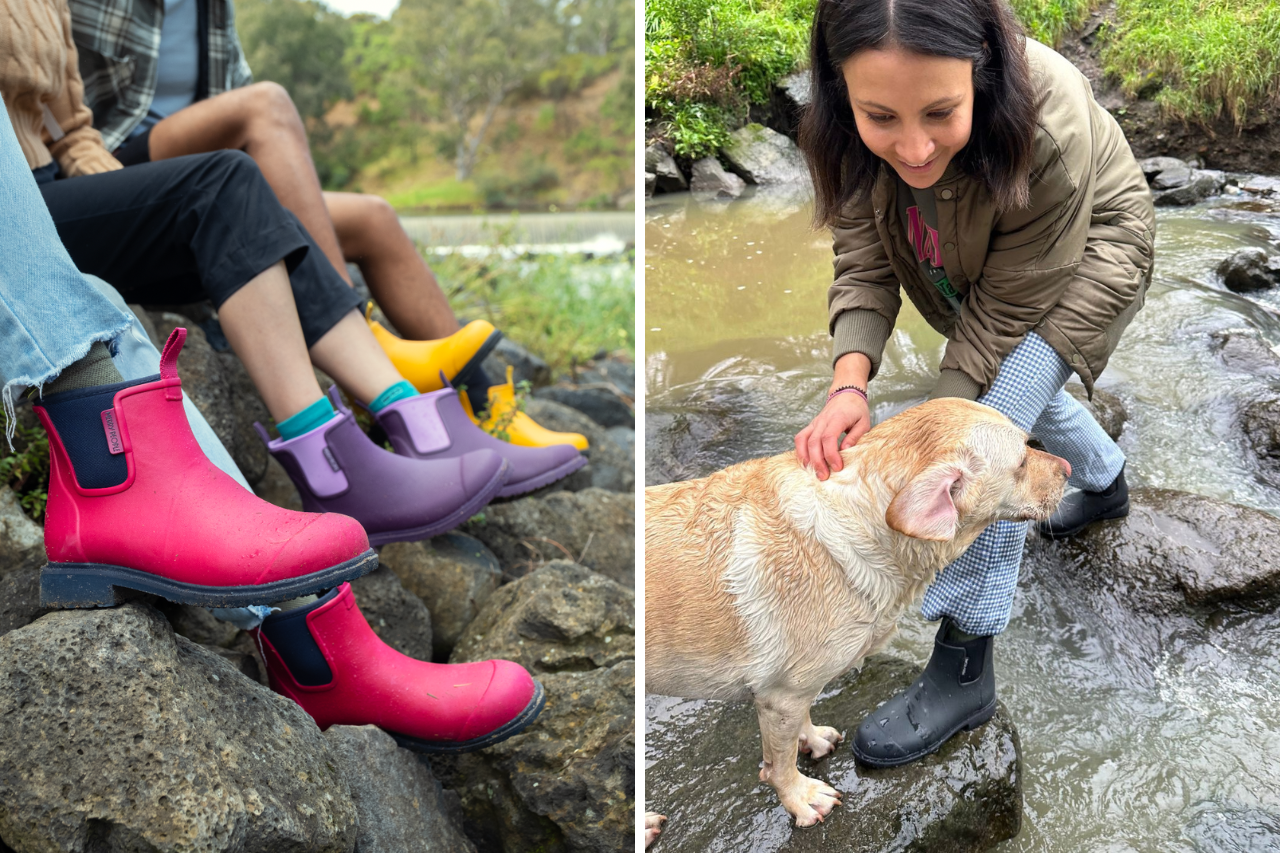 Merry People all weather bobbi rain boots for dog owners - best ankle rain boots for women
