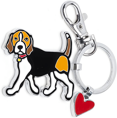 DJANGO DOG BLOG-Beagle Keyring