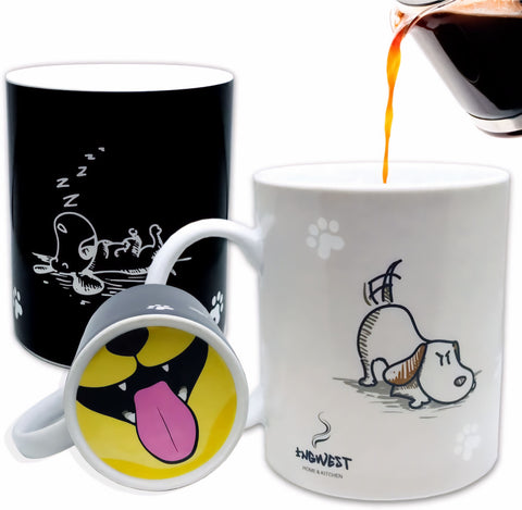 DJANGO DOG BLOG-Color-changing Beagle Coffee Mug