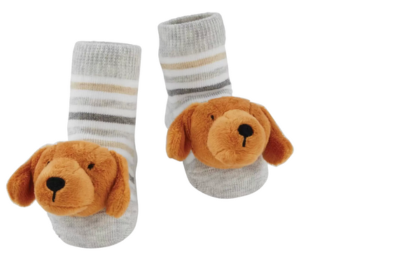 DOG RATTLE TOE SOCKS