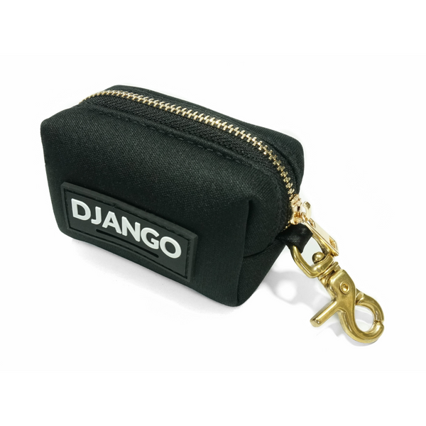 DJANGO Dog Waste Bag Holder in Black - djangobrand.com