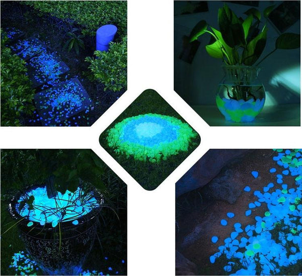 Gleam - Glow-in-the-Dark Garden Pebbles