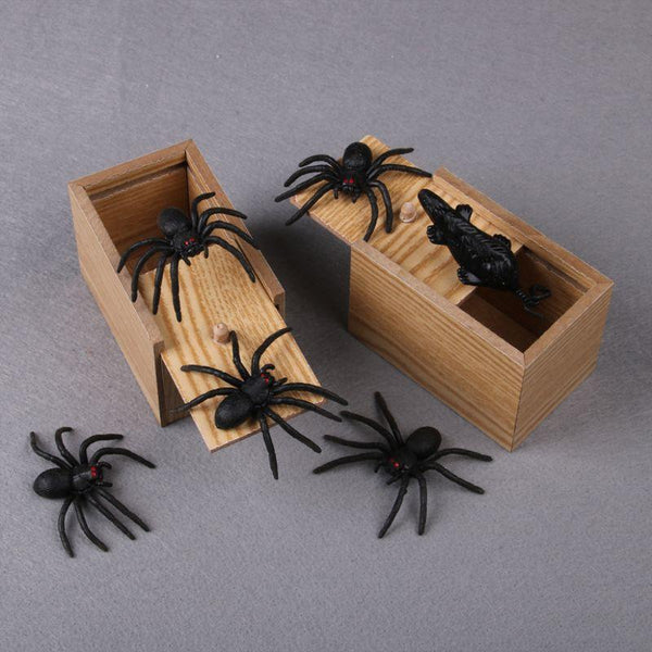 prank gift boxes spider