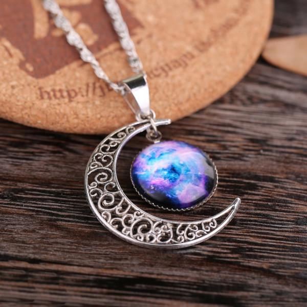 Crescent Galaxy Necklaces – Sugar & Cotton