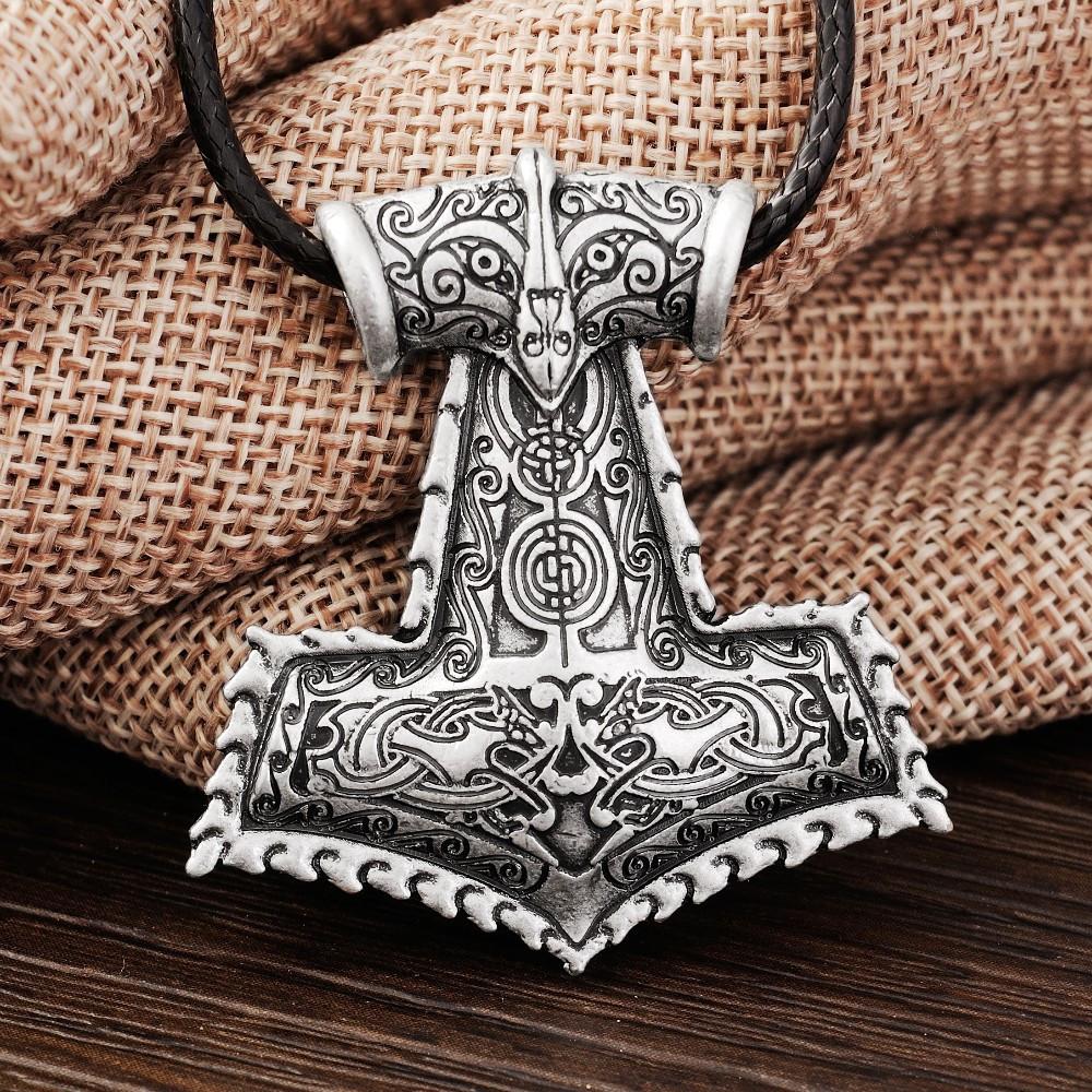 Thor's Hammer Amulet Necklace - Free Shipping!