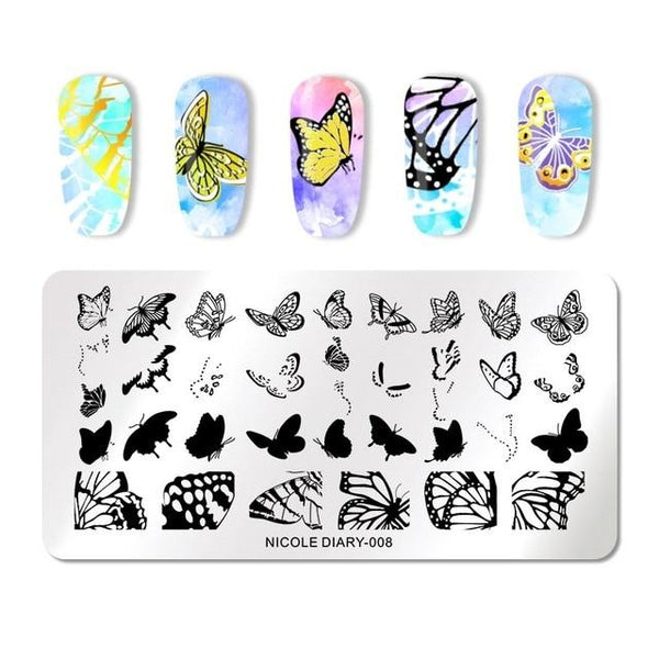 Nail Art Stencils – Sugar & Cotton