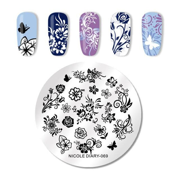 Nail Art Stencils – Sugar & Cotton