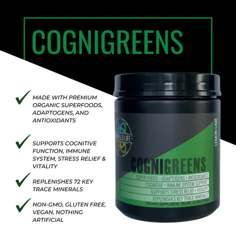 Propello Life CogniGreens is the best superfood greens powder drink