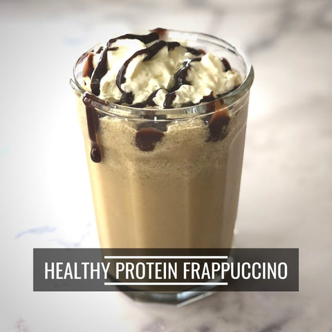 picture of a healthy protein frappuccino coffee drink from Propello Life