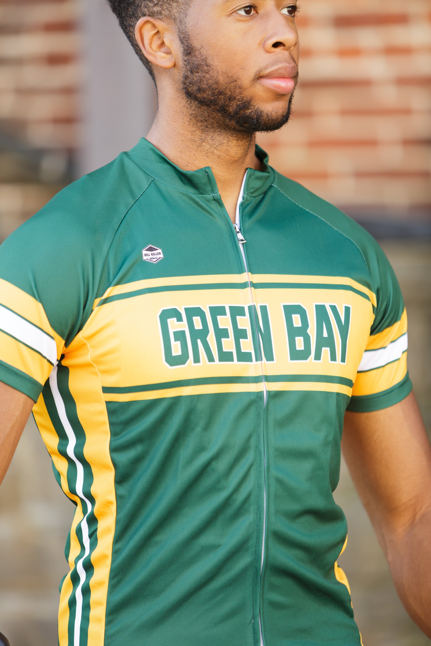 green bay packers cycling jersey