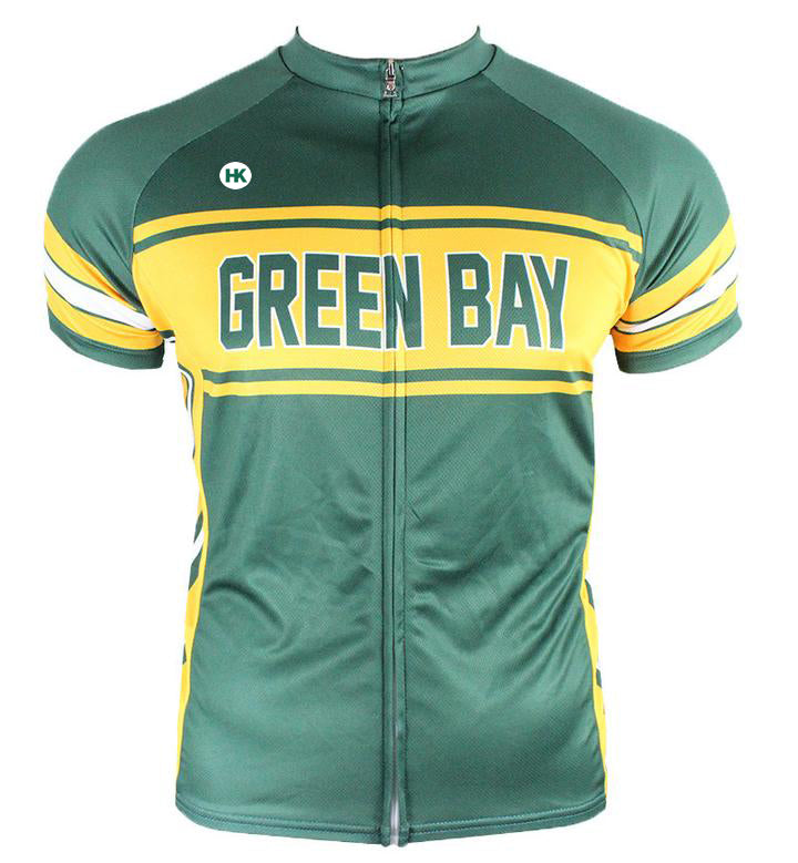 green bike jersey