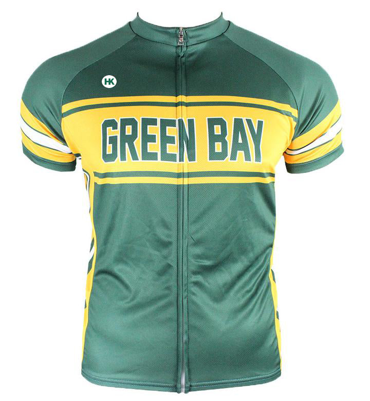 green cycling jersey