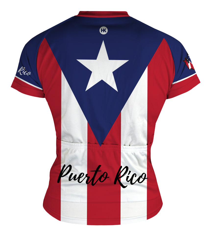 Puerto Rico Flag Women S Cycling Jersey Hill Killer