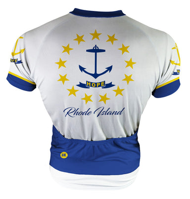 DC Flag Men's Cycling Jersey | Hill Killer Apparel X-Large / Regular / White