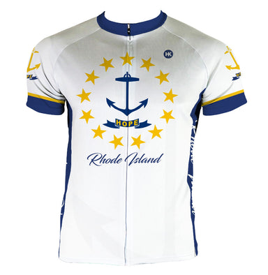 DC Flag Men's Cycling Jersey | Hill Killer Apparel X-Large / Regular / White