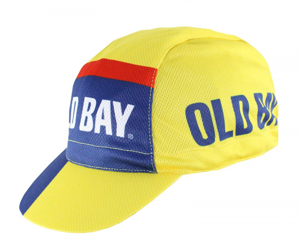 yellow cycling cap