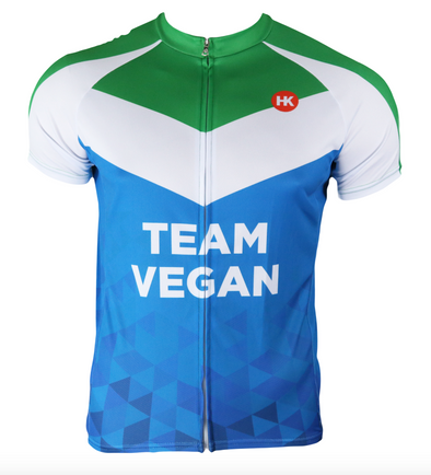 team vegan cycling jersey