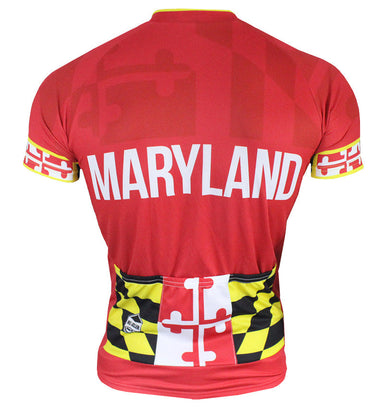 Baltimore 'Camden' Orange Men's Cycling Jersey — Hill Killer