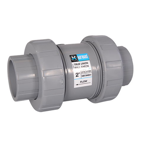 pvc true union ball check valve