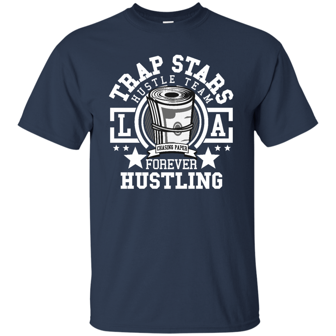 hustle t shirt with stars