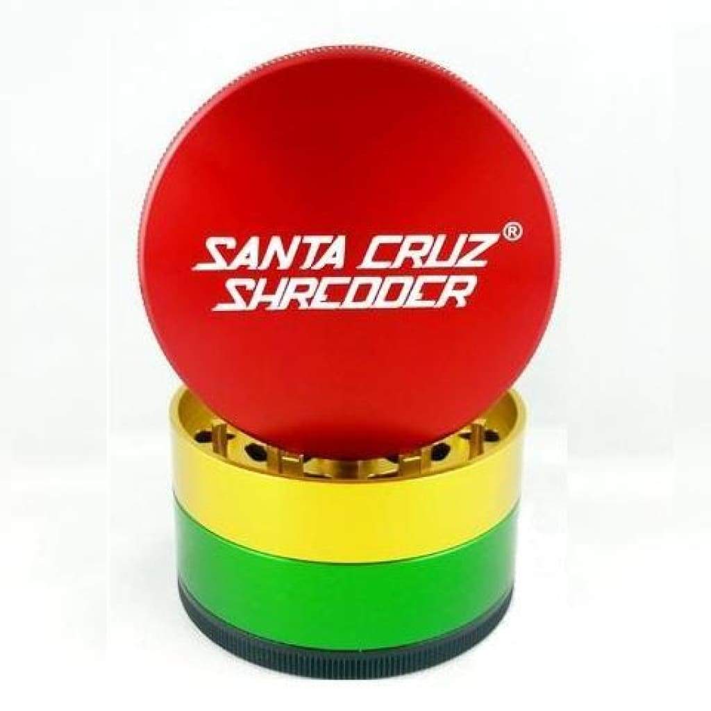 Santa Cruz Shredder - Jumbo Aluminum Herb Grinder - 4-part - Choice of 4  colors