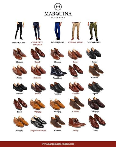 A Guide to Pairing Your Shoes with Different Styles of Pants - Marquina ...