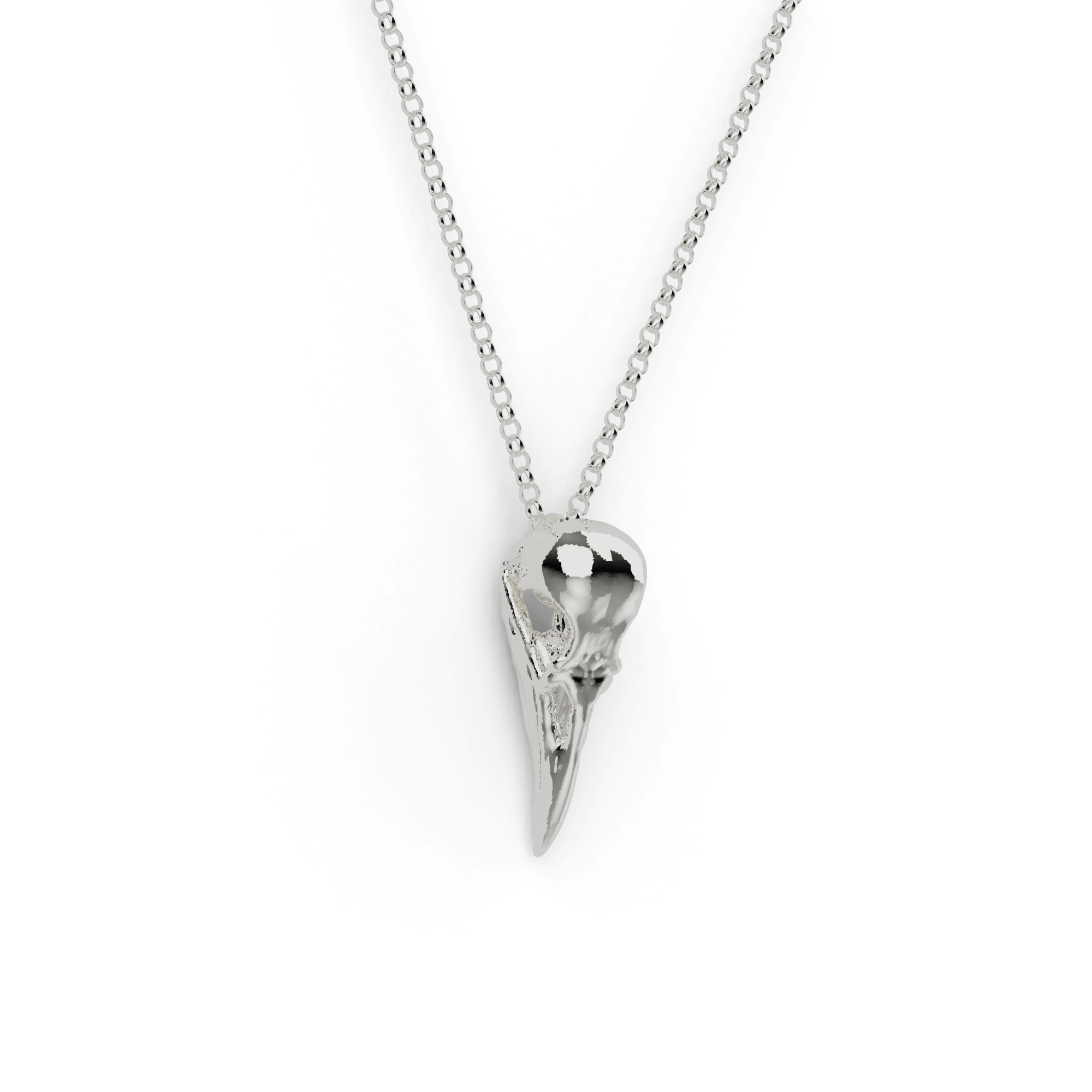 Skull Womens Diamond Accent Mined Blue Diamond Sterling Silver Skull  Pendant Necklace - JCPenney