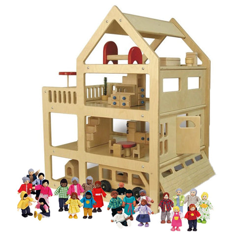Extra Large Family Dollhouse Set