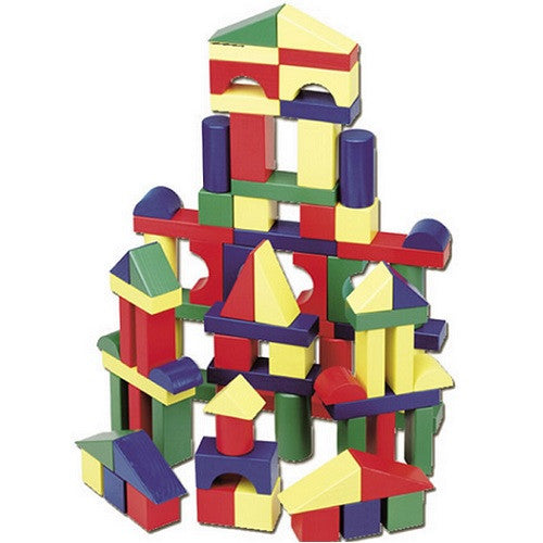 colored building blocks