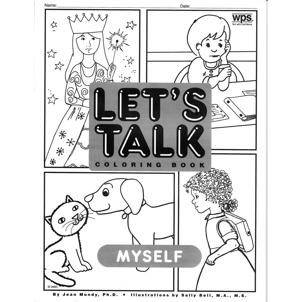 Download Let S Talk Coloring Book Myself Set Of 6 Childtherapytoys