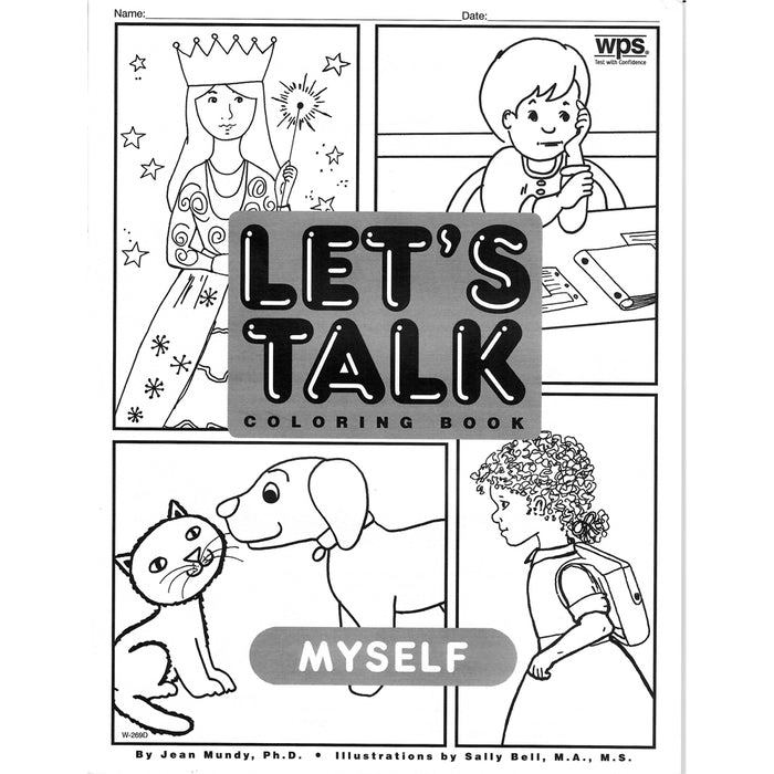 Download Let S Talk Coloring Book Myself Set Of 6 Childtherapytoys