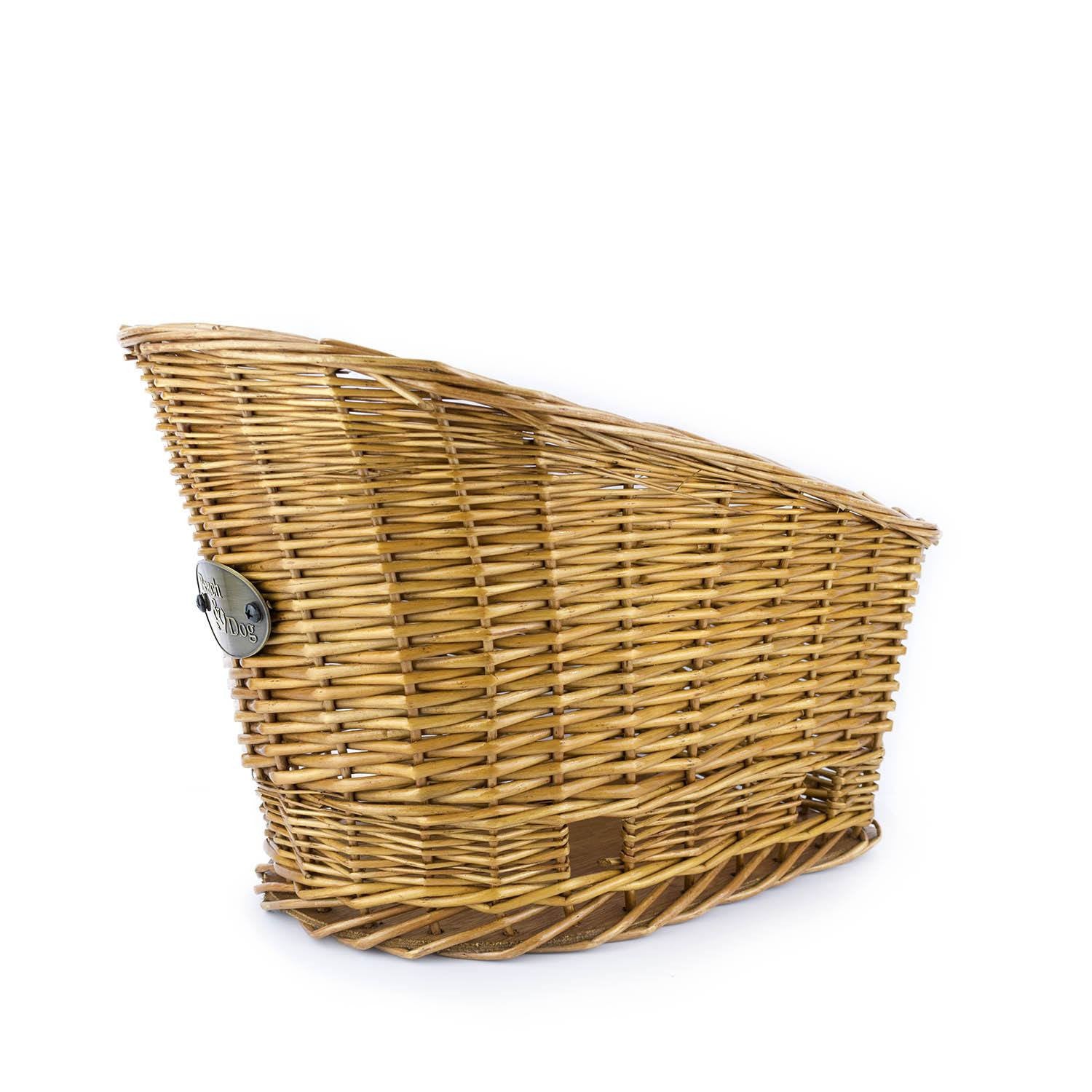 wicker basket for back of bike