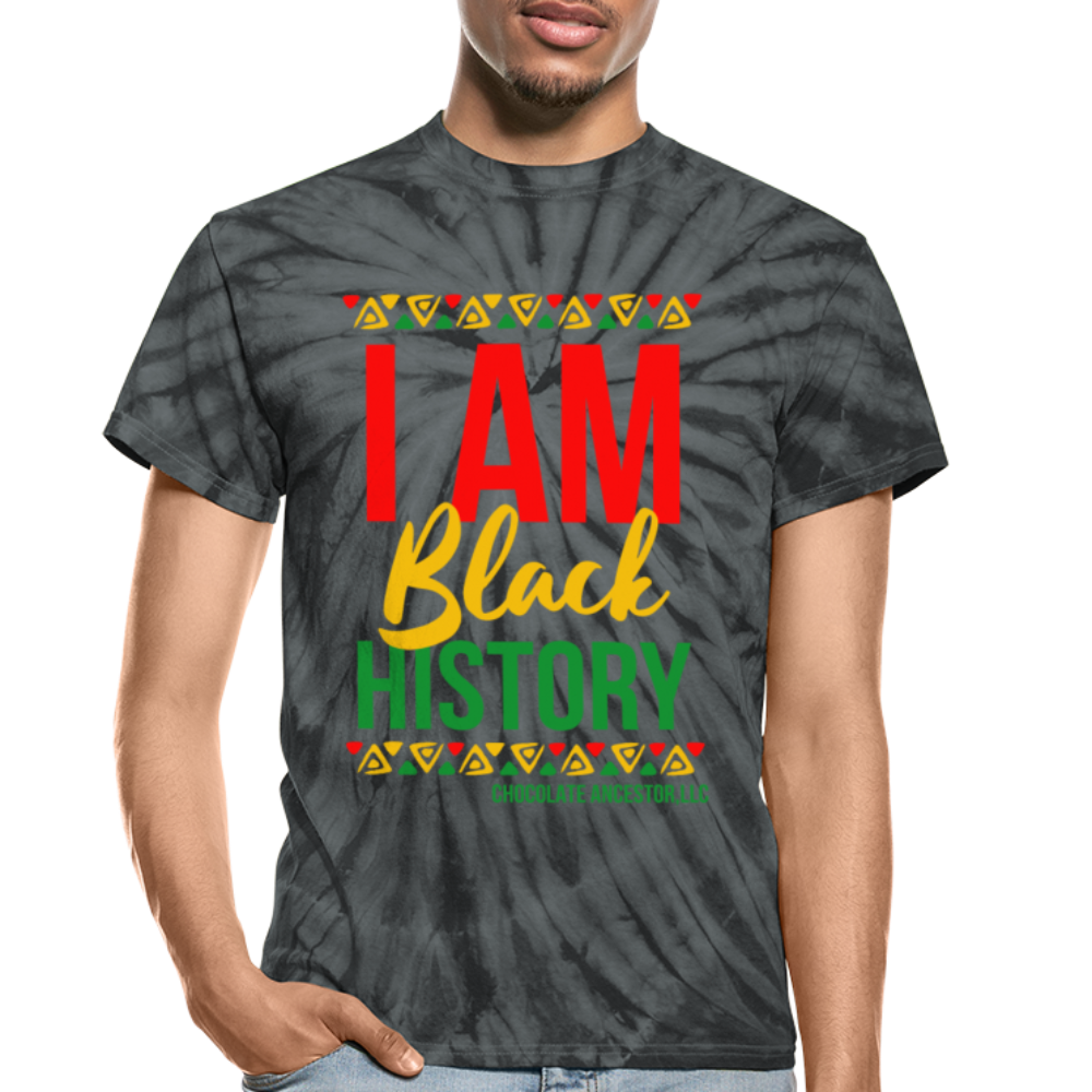 I Am Black History Unisex Tie Dye T-Shirt – Chocolate Ancestor®